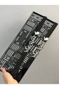 White Rabbit Uyumlu  Temalı Araç Plakalığı - Şık ve Dayanıklı Tasarım White Rabbit Uyumlu  Temalı Araç Plakalığı - Şık ve Dayanıklı Tasarım.