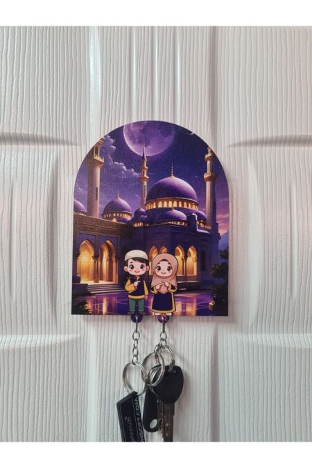 Camii ve Başörtülü Kadın ve Erkek Figürlü Ahşap Anahtarlık ve Askılık Camii ve Başörtülü Kadın ve Erkek Figürlü Ahşap Anahtarlık ve Askılık.