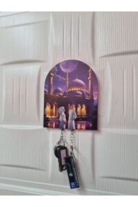 Camii ve Başörtülü Kadın ve Erkek Figürlü Ahşap Anahtarlık ve Askılık Camii ve Başörtülü Kadın ve Erkek Figürlü Ahşap Anahtarlık ve Askılık.