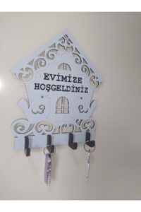 Evimize Hoşgeldiniz Kuş Ev Temalı Ahşap Anahtarlık Askısı 20 X 19 Cm Evimize Hoşgeldiniz Kuş Ev Temalı Ahşap Anahtarlık Askısı 20 X 19 Cm.
