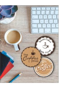 Retro Kahve/coffee Temalı Bardak Altlığı Ahşap Baskılı Altlık 6'lı Set (9 X9CM) Retro Kahve/coffee Temalı Bardak Altlığı Ahşap Baskılı Altlık 6'lı Set (9 X9CM).