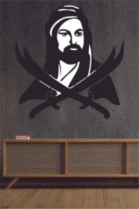 Hz Ali Iki Kılıç Duvar Dekoru Tablo Siyah Ahşap Mdf Hz Ali Iki Kılıç Duvar Dekoru Tablo Siyah Ahşap Mdf.