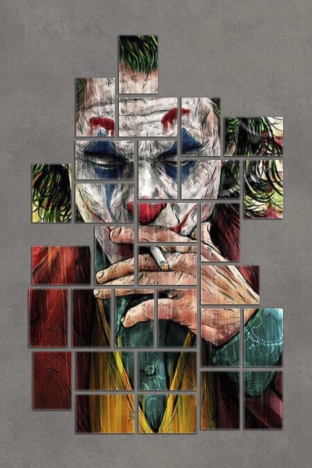 30 Parça Puzzle Ahşap Duvar Posteri Yapboz Tablo Seti Joker 30 Parça Puzzle Ahşap Duvar Posteri Yapboz Tablo Seti Joker.
