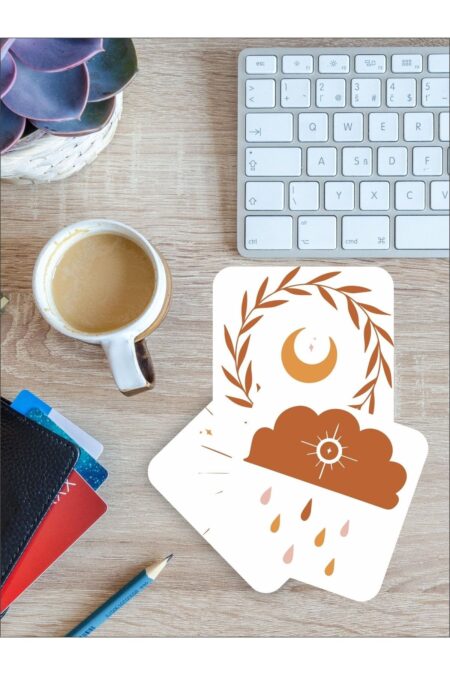 Bohem Göz Bulut Temalı Ahşap Bardak Altlığı Ahşap Baskılı Altlık 6'lı Set (9 X9CM) Bohem Göz Bulut Temalı Ahşap Bardak Altlığı Ahşap Baskılı Altlık 6'lı Set (9 X9CM).