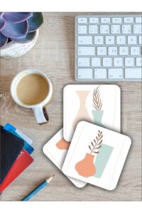 Bohem Çiçek Vazo Temalı Ahşap Bardak Altlığı Ahşap Baskılı Altlık 6'lı Set (9 X9CM) Bohem Çiçek Vazo Temalı Ahşap Bardak Altlığı Ahşap Baskılı Altlık 6'lı Set (9 X9CM).