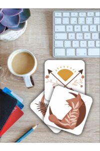 Bohem Hayvan Ve Doğa Temalı Ahşap Bardak Altlığı Ahşap Baskılı Altlık 6'lı Set (9 X9CM) Bohem Hayvan Ve Doğa Temalı Ahşap Bardak Altlığı Ahşap Baskılı Altlık 6'lı Set (9 X9CM).