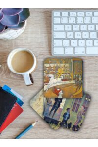 Georges Seura Temalı Ahşap Bardak Altlığı Ahşap Baskılı Altlık 6'lı Set (9 X9CM) Georges Seura Temalı Ahşap Bardak Altlığı Ahşap Baskılı Altlık 6'lı Set (9 X9CM).