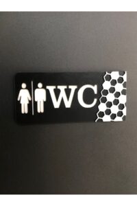 Dekoratif Wc Yönlendirme Tabelası Dekoratif Wc Yönlendirme Tabelası.