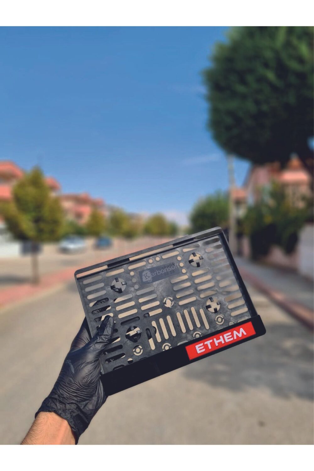 Kişiye Özel İsimli Pleksi Motor Plakalık.