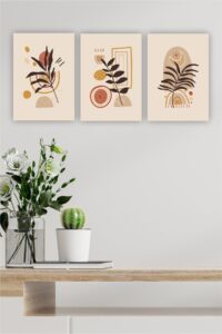 Ahşap Duvar Tablosu 3'lü Tablo Seti Çiçek Duvar Dekorasyonu Ahşap Duvar Tablosu 3'lü Tablo Seti Çiçek Duvar Dekorasyonu.