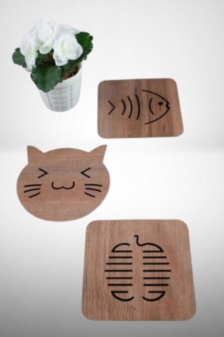 3'lü Ahşap Tencere Tava Çaydanlık Altlığı Nihale Seti 3'lü Ahşap Tencere Tava Çaydanlık Altlığı Nihale Seti.