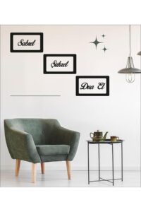 Sabret Şükret Dua Et 3'lü Set Ahşap Duvar Dekoru Süsü Lazer Kesim Sabret Şükret Dua Et 3'lü Set Ahşap Duvar Dekoru Süsü Lazer Kesim.