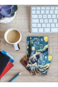 Van Gogh Temalı Ahşap Bardak Altlığı Ahşap Baskılı Altlık 6'lı Set (9 X9CM) Van Gogh Temalı Ahşap Bardak Altlığı Ahşap Baskılı Altlık 6'lı Set (9 X9CM).