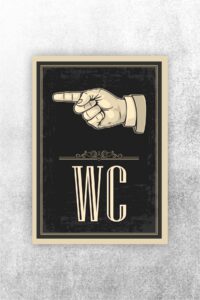 Wc Tuvalet Tabelası Parmak Işareti Ile Yönlendirme Tabelası Wc Tuvalet Tabelası Parmak Işareti Ile Yönlendirme Tabelası.