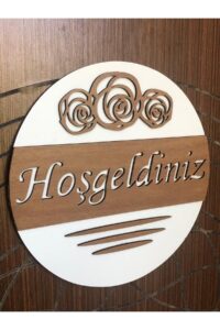 Hoşgeldiniz Yazılı Ahşap Kapı Süsü Dekoratif Dış Kapı Süsü Beyaz Hoşgeldiniz Yazılı Ahşap Kapı Süsü Dekoratif Dış Kapı Süsü Beyaz.