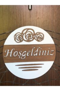 Hoşgeldiniz Yazılı Ahşap Kapı Süsü Dekoratif Dış Kapı Süsü Beyaz Hoşgeldiniz Yazılı Ahşap Kapı Süsü Dekoratif Dış Kapı Süsü Beyaz.