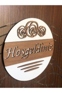 Hoşgeldiniz Yazılı Ahşap Kapı Süsü Dekoratif Dış Kapı Süsü Beyaz Hoşgeldiniz Yazılı Ahşap Kapı Süsü Dekoratif Dış Kapı Süsü Beyaz.