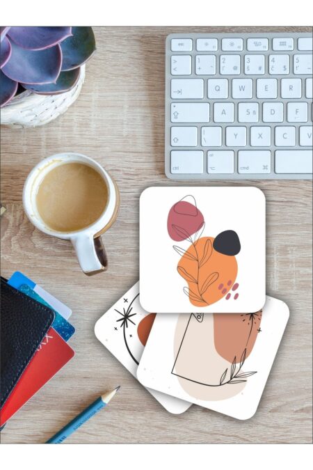 Bohem Ay Kelebek Temalı Ahşap Bardak Altlığı Ahşap Baskılı Altlık 6'lı Set (9 X9CM) Bohem Ay Kelebek Temalı Ahşap Bardak Altlığı Ahşap Baskılı Altlık 6'lı Set (9 X9CM).