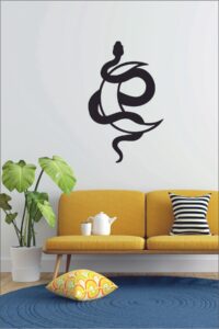 Lazer Kesim Yılan Ay Duvar Dekoru Süsü Lazer Kesim Yılan Ay Duvar Dekoru Süsü.