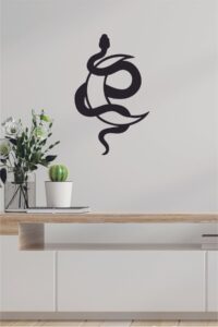 Lazer Kesim Yılan Ay Duvar Dekoru Süsü Lazer Kesim Yılan Ay Duvar Dekoru Süsü.