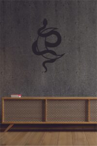 Lazer Kesim Yılan Ay Duvar Dekoru Süsü Lazer Kesim Yılan Ay Duvar Dekoru Süsü.