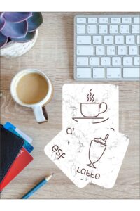 Kahve Retro 6'lı Ahşap Bardak Altlığı Seti (9 X 9CM) Kahve Retro 6'lı Ahşap Bardak Altlığı Seti (9 X 9CM).