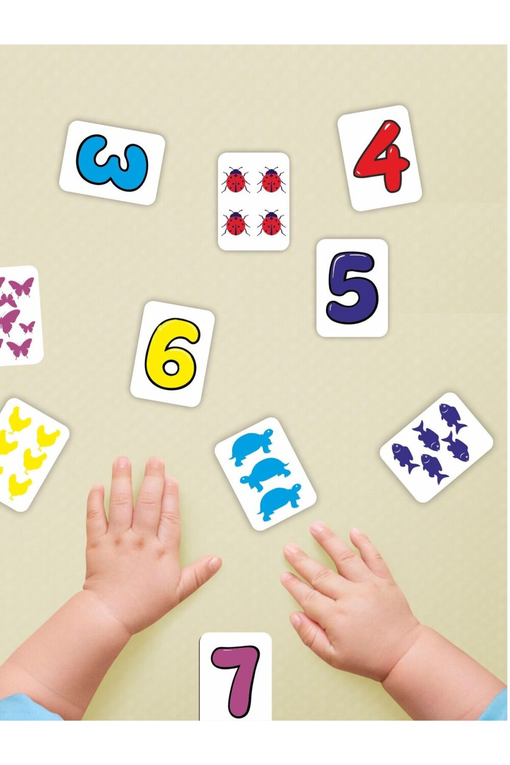 Zeka Kartları Ahşap Eğitici Hafıza Eşleştirme Oyunu Sevimli Sayılar Oyuncak ( 5,5 X 7,5 Cm).