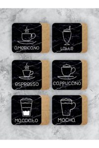 Vintage Kahve Retro 6'lı Ahşap Bardak Altlığı Seti (9 X 9CM) Vintage Kahve Retro 6'lı Ahşap Bardak Altlığı Seti (9 X 9CM).