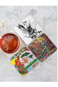 Sanat Kadın Temalı Ahşap Bardak Altlığı Ahşap Baskılı Altlık 6'lı Set (9 X9CM) Sanat Kadın Temalı Ahşap Bardak Altlığı Ahşap Baskılı Altlık 6'lı Set (9 X9CM).