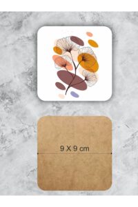 Bohem Geometrik Çiçek Temalı Ahşap Bardak Altlığı Ahşap Baskılı Altlık 6'lı Set (9 X9CM) Bohem Geometrik Çiçek Temalı Ahşap Bardak Altlığı Ahşap Baskılı Altlık 6'lı Set (9 X9CM).