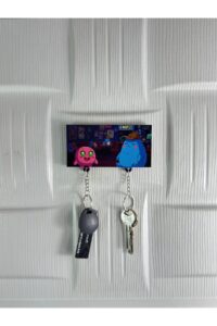 Pu Ve Sup'ın Sevimli Anı Temalı Ahşap Anahtarlık - Polman Ho Pu Ve Sup'ın Sevimli Anı Temalı Ahşap Anahtarlık - Polman Ho.