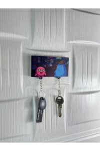 Pu Ve Sup'ın Sevimli Anı Temalı Ahşap Anahtarlık - Polman Ho Pu Ve Sup'ın Sevimli Anı Temalı Ahşap Anahtarlık - Polman Ho.