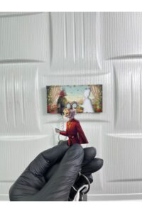 Bahçede Zarif Buluşma Temalı Ahşap Çift Anahtarlık Bahçede Zarif Buluşma Temalı Ahşap Çift Anahtarlık.