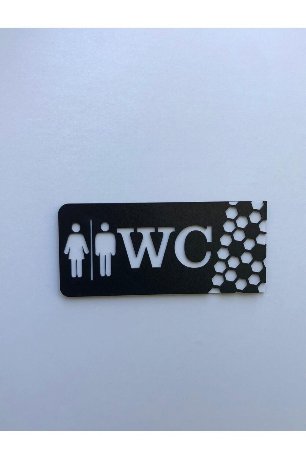 Dekoratif WC Yönlendirme Tabelası.