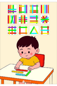 Stick Puzzle Eğitici Ahşap Çubuk Seti – 12 Parça Renkli Şekil Oyunu Stick Puzzle Eğitici Ahşap Çubuk Seti – 12 Parça Renkli Şekil Oyunu.