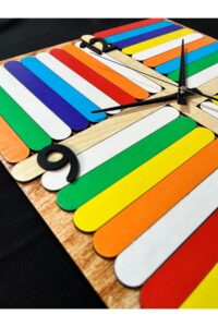 Montessori Ahşap Çubuklu Eğitici Duvar Saati – Sessiz Mekanizmalı Montessori Ahşap Çubuklu Eğitici Duvar Saati – Sessiz Mekanizmalı.