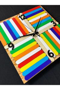 Montessori Ahşap Çubuklu Eğitici Duvar Saati – Sessiz Mekanizmalı Montessori Ahşap Çubuklu Eğitici Duvar Saati – Sessiz Mekanizmalı.