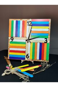 Montessori Ahşap Çubuklu Eğitici Duvar Saati – Sessiz Mekanizmalı Montessori Ahşap Çubuklu Eğitici Duvar Saati – Sessiz Mekanizmalı.